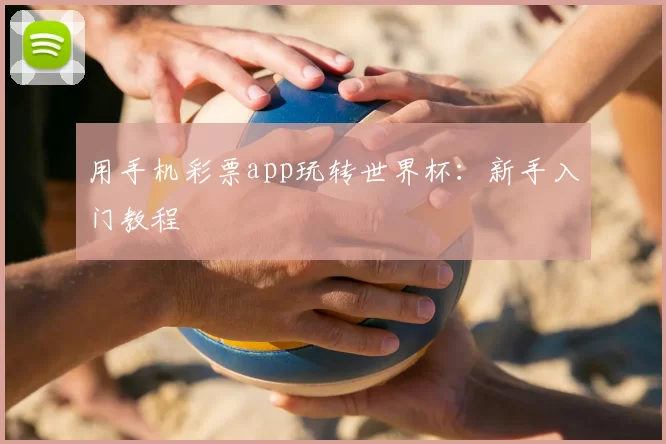 用手机彩票app玩转世界杯:新手入门教程
