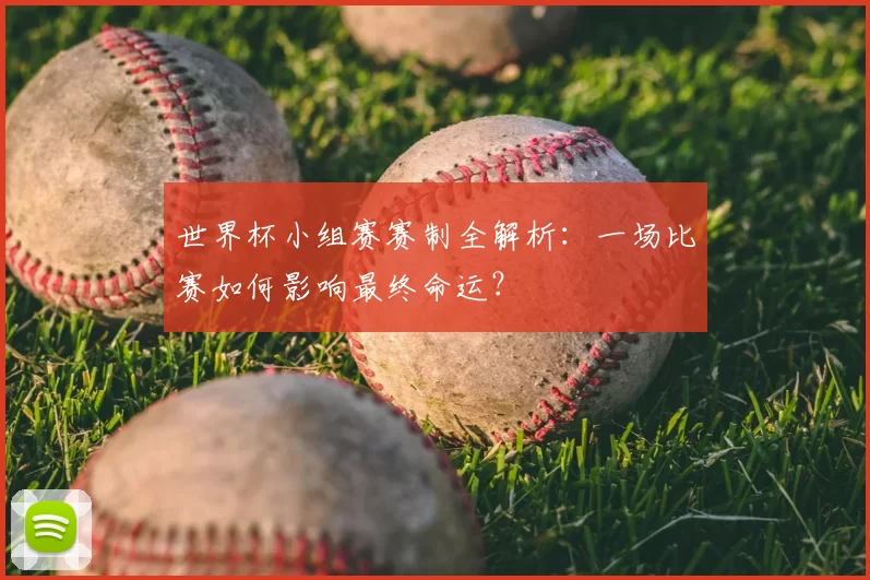 世界杯小组赛赛制全解析:一场比赛如何影响最终命运?