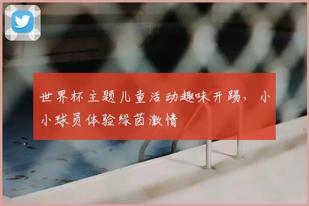 世界杯主题儿童活动趣味开踢,小小球员体验绿茵激情